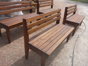 6 ft. Farmhouse Benches Quality Patio Furniture Handcrafted by Jack Hudson (830) 367-3848