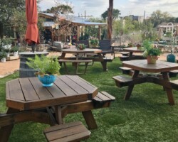 Quality Patio Furniture Straddle Seat Picnic Table with 4 Attached Benches Handcrafted by Jack Hudson (830) 367-3848 Straddle Seat Picnic Table with 4 Attached Benches Quality Patio Furniture Handcrafted by Jack Hudson (830) 367-3848